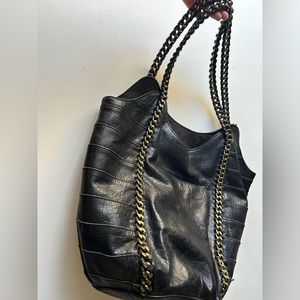 the sak black leather purse